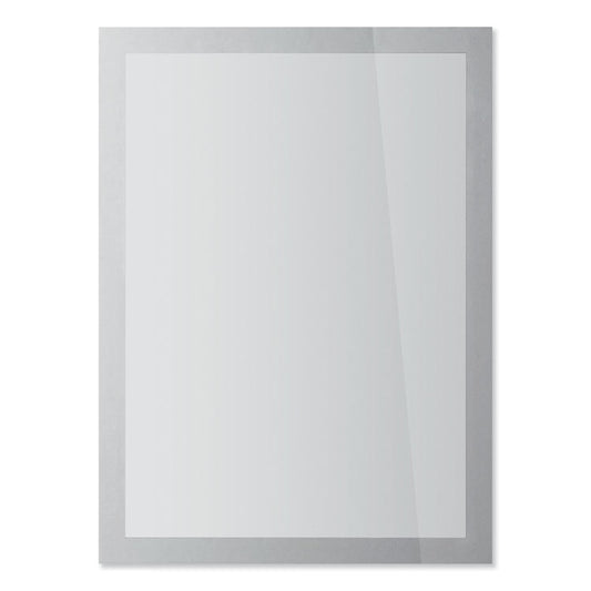 DURAFRAME SUN Sign Holder, 8.5 x 11, Silver Frame, 2/Pack