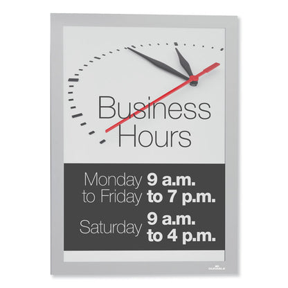 DURAFRAME SUN Sign Holder, 11 x 17, Silver Frame, 2/Pack