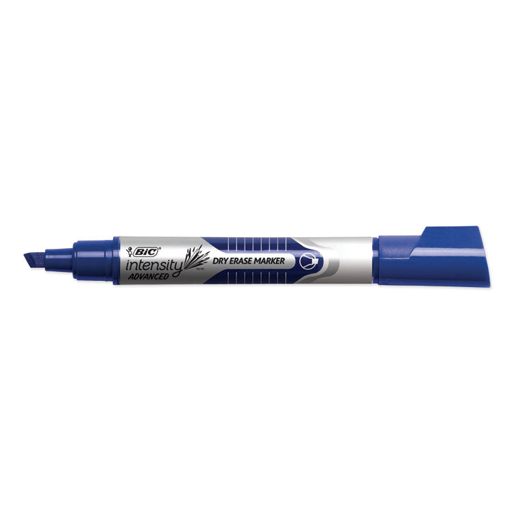 Intensity Advanced Dry Erase Marker, Tank-Style, Broad Chisel Tip, Assorted Colors, 4/Pack