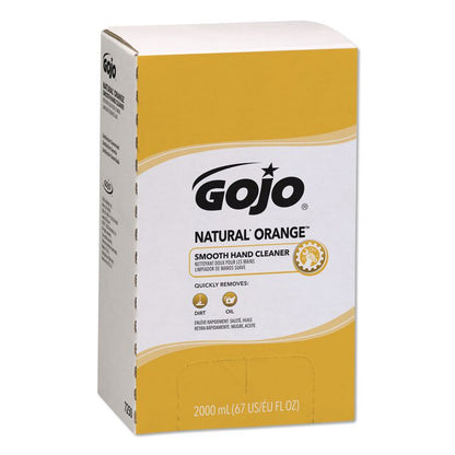 NATURAL ORANGE Smooth Hand Cleaner, Refill for GOJO PRO TDX Push-Style Dispenser, Citrus Scent, 2,000 mL, 4/Carton