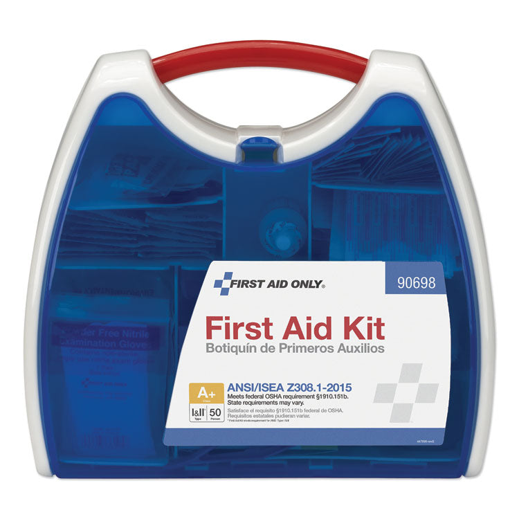 ANSI A+ 2015 ReadyCare First Aid Kit for Up to 50 People, 238 Pieces, Plastic Case