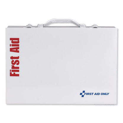 ANSI 2015 Compliant Industrial First Aid Kit for Up to 75 People, 446 Pieces, Metal Case
