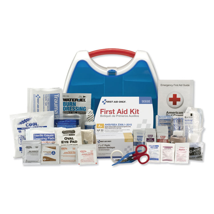 ANSI A+ 2015 ReadyCare First Aid Kit for Up to 50 People, 238 Pieces, Plastic Case
