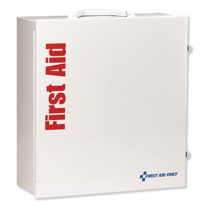 ANSI 2015 Compliant Industrial First Aid Kit for Up to 100 People, 676 Pieces, Metal Case