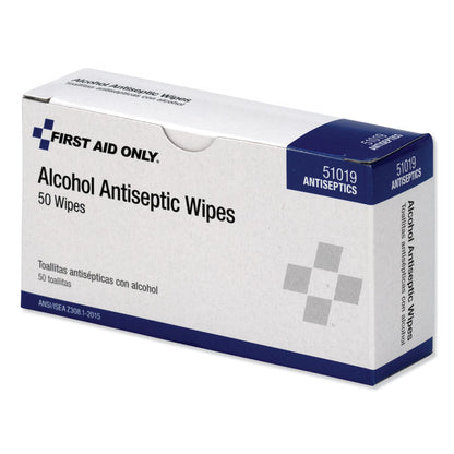 First Aid Alcohol Pads, 50/Box
