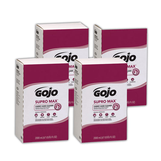 SUPRO MAX Heavy Duty Hand Cleaner, Refill for GOJO PRO TDX 2000 Dispenser, Cherry Fragrance, 2,000 mL (Each)