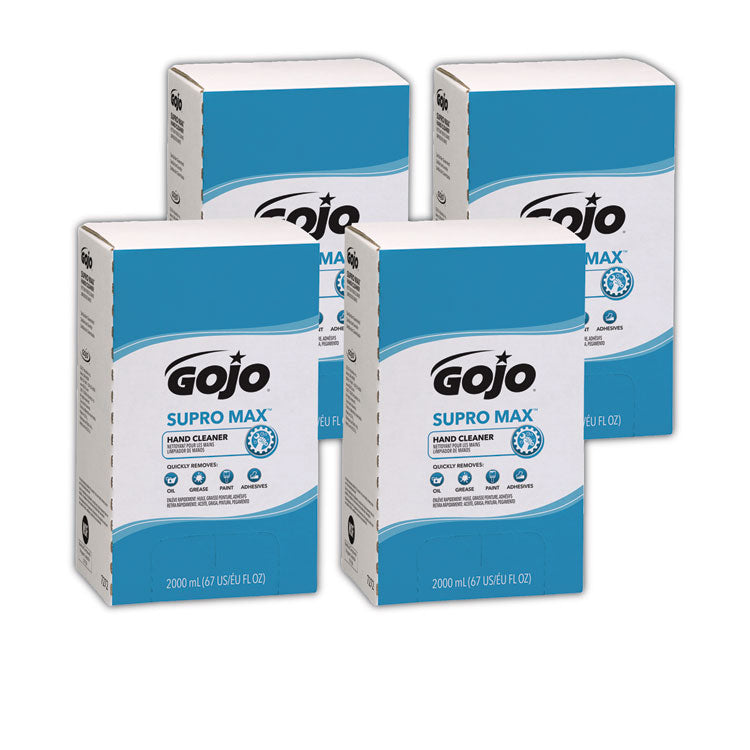 SUPRO MAX Hand Cleaner Refill, Unscented, 2,000 mL, 4/Carton