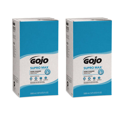 SUPRO MAX Heavy Duty Hand Cleaner, Refill for GOJO PRO TDX Dispenser, Floral Scent, 5,000 mL, 2/Carton