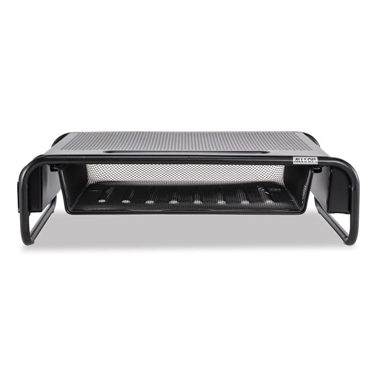 Metal Art Organizer 5 Monitor, 18" x 11.8" x 5.1", Black, Supports 30 lbs