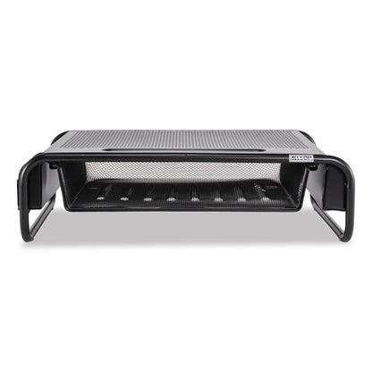Metal Art Organizer 5 Monitor, 18" x 11.8" x 5.1", Black, Supports 30 lbs