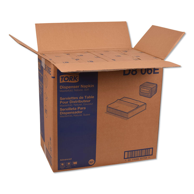 Advanced Masterfold Dispenser Napkin, 1-Ply, 12 x 17, Natural, 500/Pack, 12 Packs/Carton