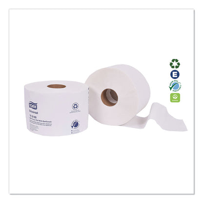 Universal Bath Tissue Roll with OptiCore, Septic Safe, 2-Ply, White, 865 Sheets/Roll, 36 Rolls/Carton
