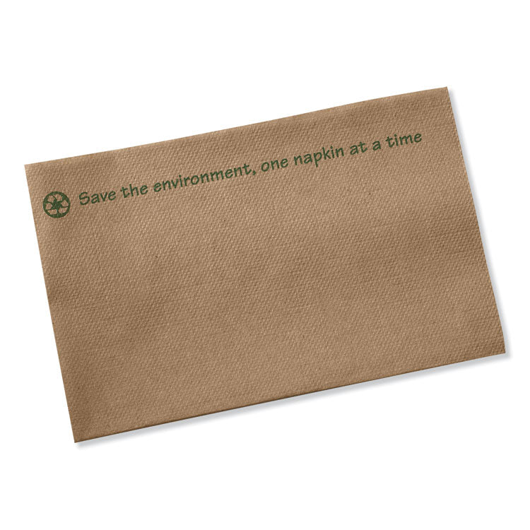 Xpressnap Interfold Dispenser Napkins, 1-Ply, 13 x 8.5, Natural, 500/Pack, 12 Packs/Carton
