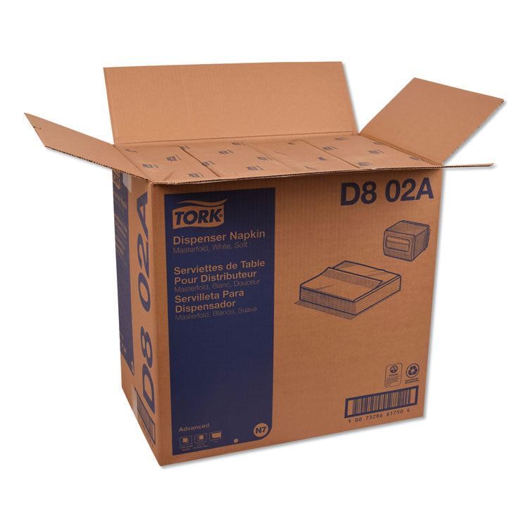 Advanced Masterfold Dispenser Napkins, 1-Ply, 12 x 17, White, 6,000/Carton