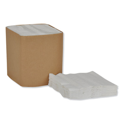 Universal Dinner Napkins, 1-Ply, 17 x 17, 1/4 Fold, White, 4008/Carton