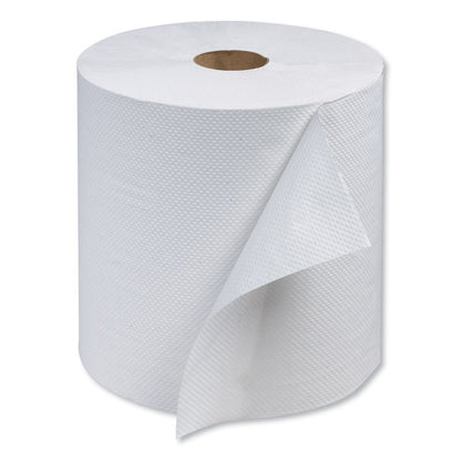 Advanced Hardwound Roll Towel, 1-Ply, 7.88" x 800 ft, White, 6 Rolls/Carton