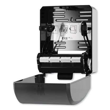 Mechanical Hand Towel Roll Dispenser, H80 System, 12.32 x 9.32 x 15.95, Black