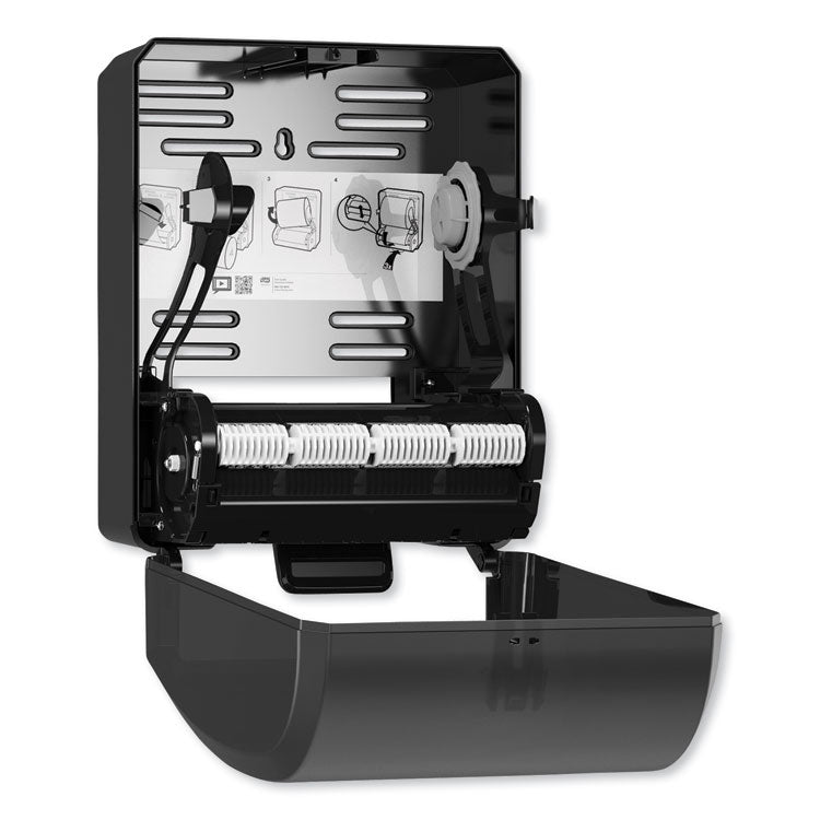 Mechanical Hand Towel Roll Dispenser, H80 System, 12.32 x 9.32 x 15.95, Black