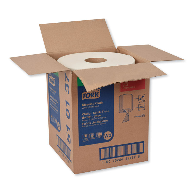 Cleaning Cloth, 12.6 x 10, White, 500 Wipes/Carton