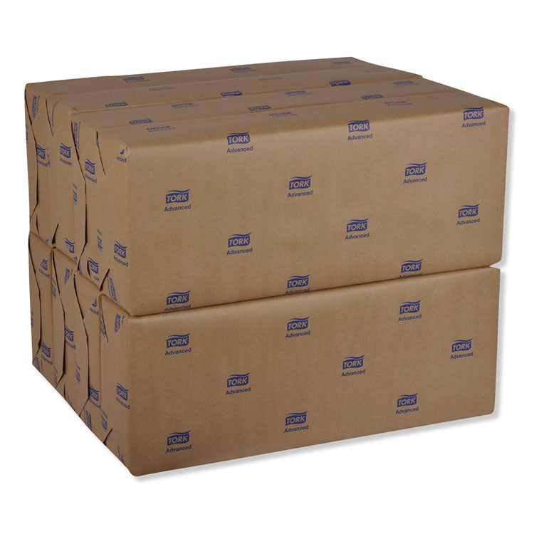 Advanced Dinner Napkins, 2-Ply, 15 x 16.25, 1/8 Fold, White, 375/Packs, 8 Packs/Carton