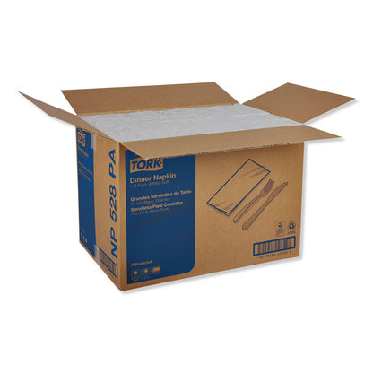 Advanced Dinner Napkins, 2-Ply, 15 x 17, 1/8 Fold, White, 100/PK, 28 PK/CT
