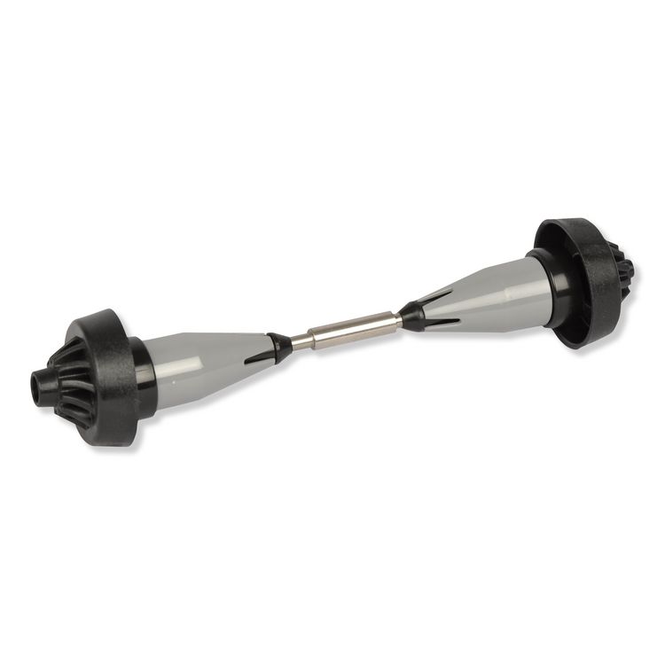 Coreless High Capacity Spindle Kit, Plastic, 3.66" Roll Size, Type C, Gray, 2/Kit