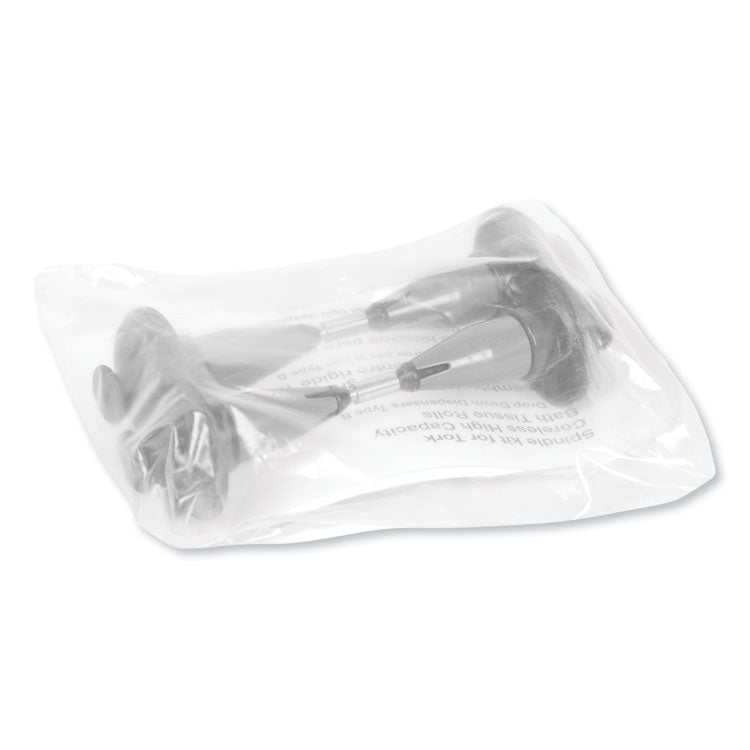 Coreless High Capacity Spindle Kit, Plastic, 3.66" Roll Size, Type B, Gray, 2/Kit