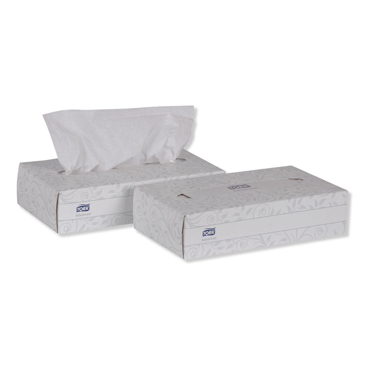 Advanced Facial Tissue, Flat Box, 2-Ply, White, 100 Sheets/Box, 30 Boxes/Carton