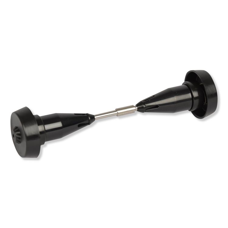 Coreless High Capacity Spindle Kit, Plastic, 3.66" Roll Size, Black, 2/Kit