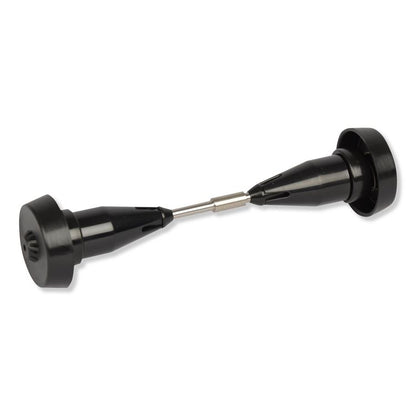 Coreless High Capacity Spindle Kit, Plastic, 3.66" Roll Size, Black, 2/Kit