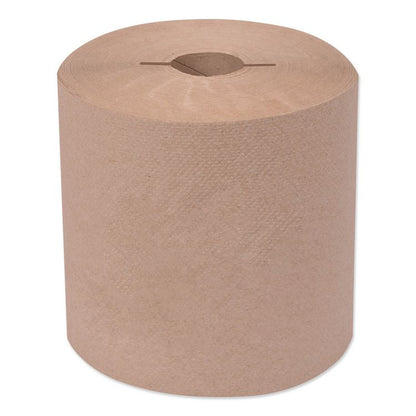 Universal Hand Towel Roll, Notched, 1-Ply, 7.5" x 800 ft, Natural, 6 Rolls/Carton