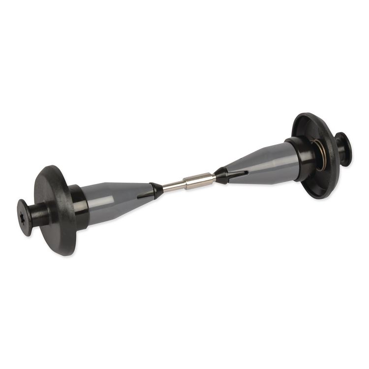 Coreless High Capacity Spindle Kit, Plastic, 3.66" Roll Size, Type B, Gray, 2/Kit