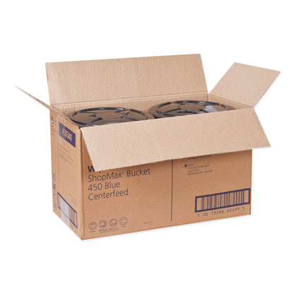 Advanced ShopMax Wiper 450, 8.5 x 10, Blue, 200/Bucket, 2 Buckets/Carton