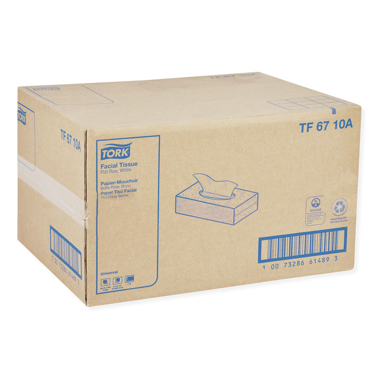 Universal Facial Tissue, 2-Ply, White, 100 Sheets/Box, 30 Boxes/Carton