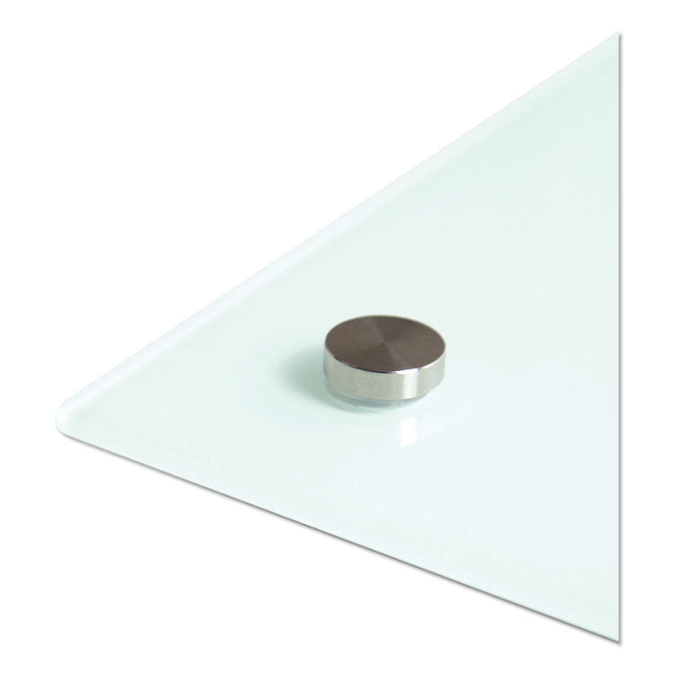 Magnetic Glass Dry Erase Board Value Pack, 72" x 48" (Actual Size: 70" x 47"), Frosted White Surface