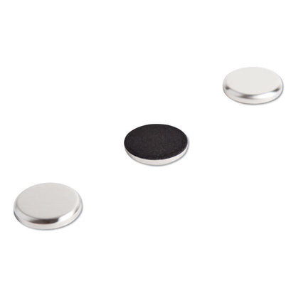 High Energy Magnets, Circles, 1.25" Diameter, Silver, 12/Pack