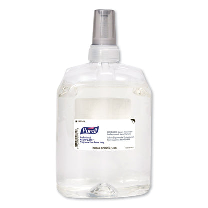 Professional REDIFOAM Foam Soap Refill, Fragrance-Free, 2,000 mL, 4/Carton
