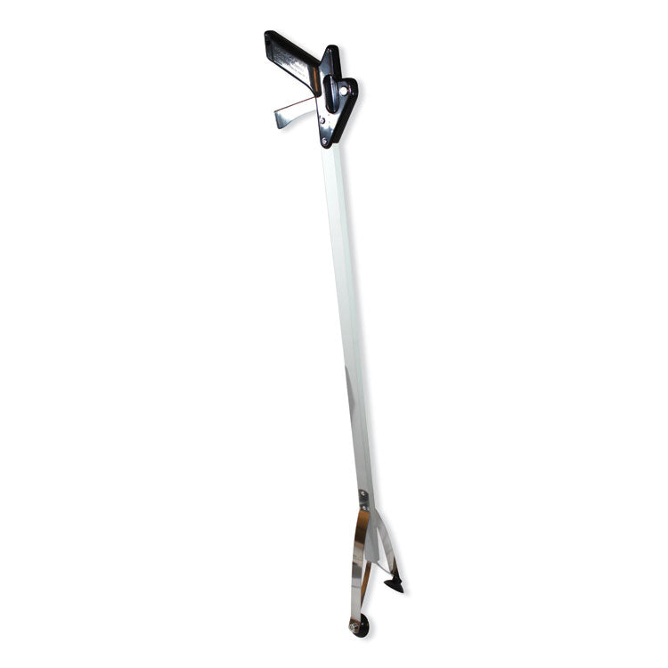 E-Z Grabber Aluminum, 4" to 2.6 ft, Stainless Steel/Black