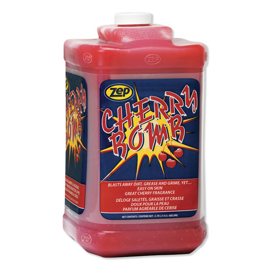 Cherry Bomb Hand Cleaner Refill, Cherry Scent, 1 gal, 4/Carton