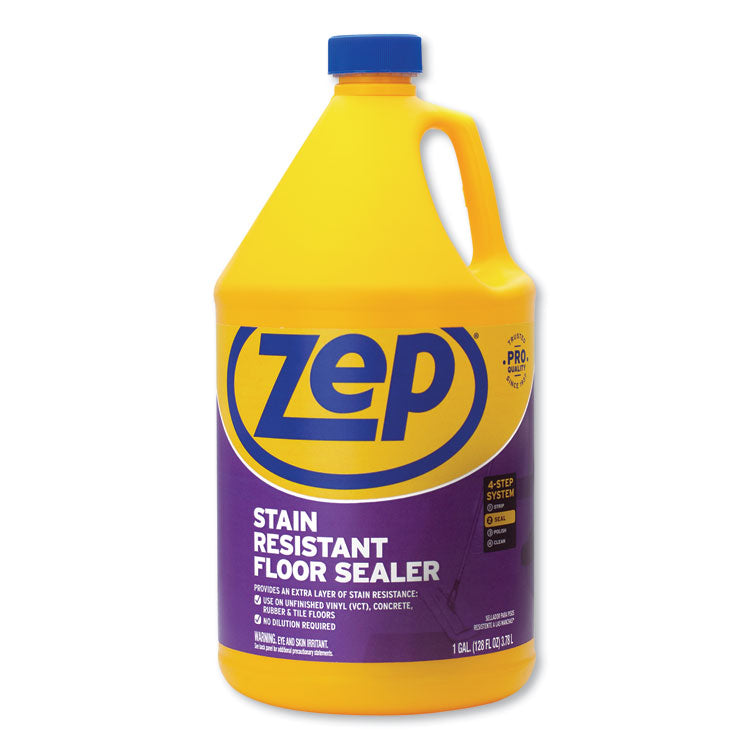 Stain Resistant Floor Sealer, 1 gal Bottle, 4/Carton