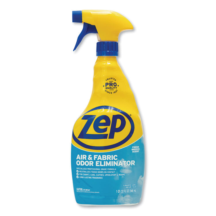 Air and Fabric Odor Eliminator, Fresh, 32 oz Bottle, 12/Carton
