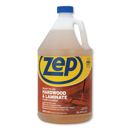 Hardwood and Laminate Cleaner, Fresh Scent, 1 gal, 4/Carton