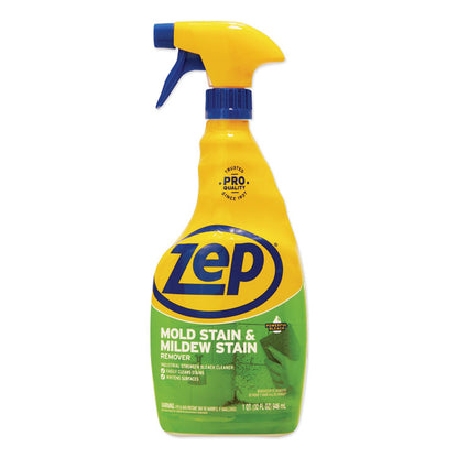 Mold Stain and Mildew Stain Remover, 32 oz Spray Bottle, 12/Carton