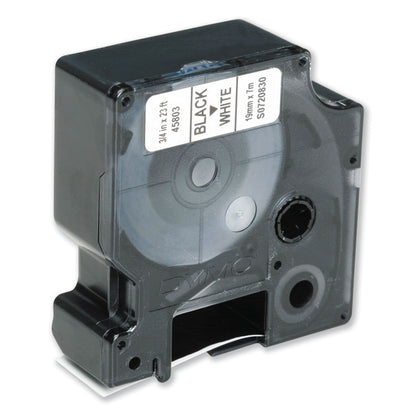 7510016577786, SKILCRAFT Dymo Label Cassette, 0.75" x 23 ft, Black/White
