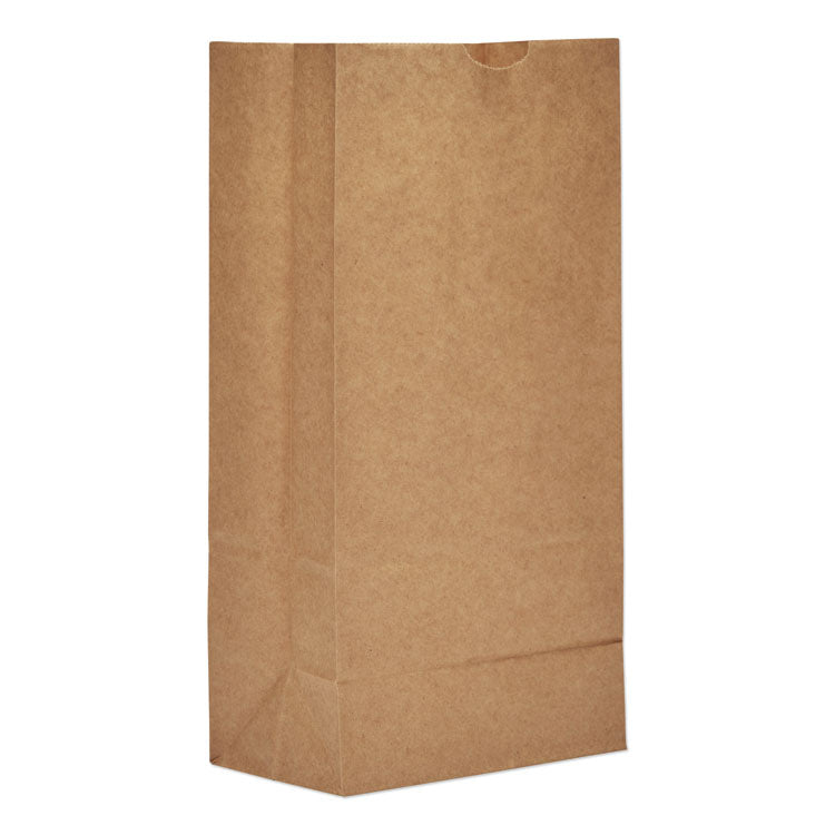 Grocery Paper Bags, 8# Size, Extra-Heavy-Duty, 60# Basis Weight, 6" x 3.88" x 12.5", Kraft, 500/Bundle