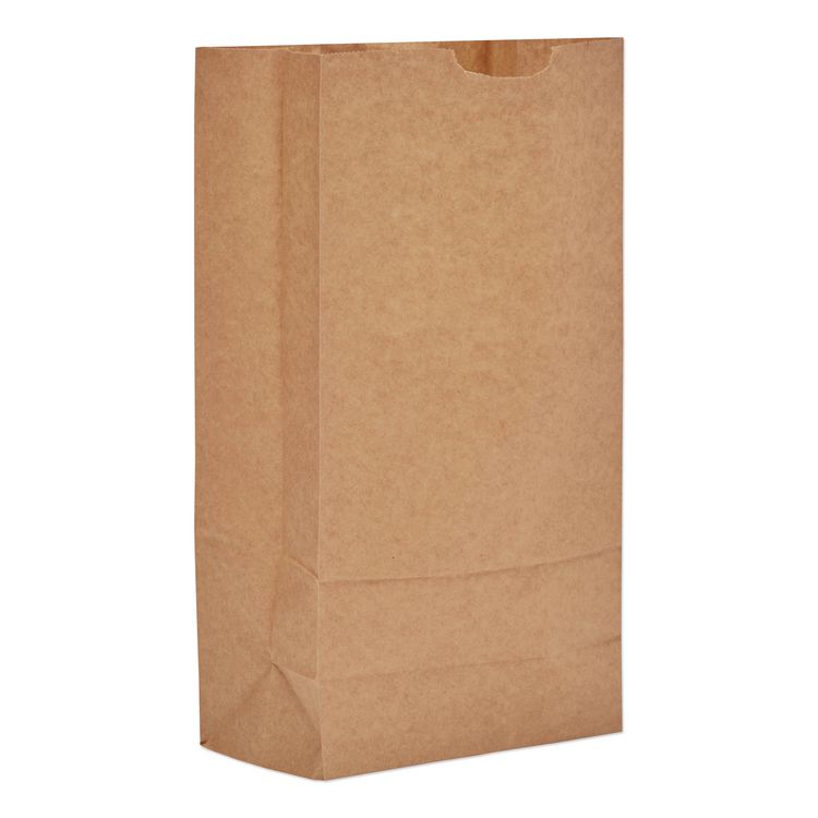 Grocery Paper Bags, 10# Size, 35# Basis Weight, 7" x 4.38" x 13.75", Kraft, 2,000/Bundle