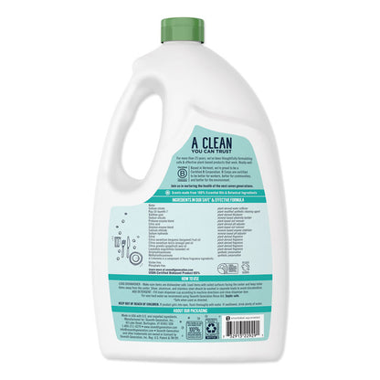 Natural Auto Dishwasher Gel, Ultra Power Plus, Fresh Citrus Scent, 65 oz Bottle, 6/Carton