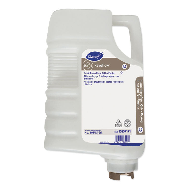Suma Revoflow Quick Drying Rinse Aid, Unscented, 4 L Revoflow