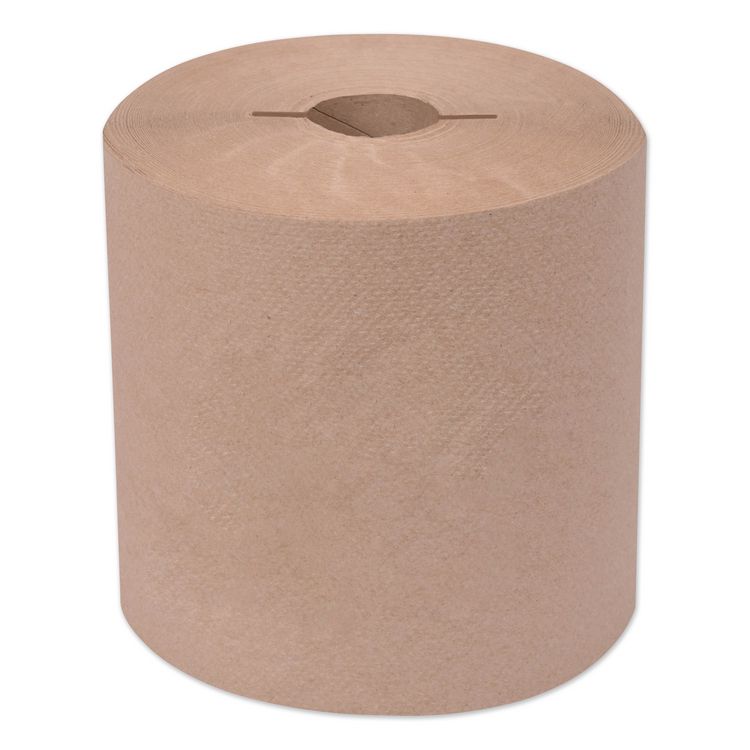 Universal Hand Towel Roll, Notched, 1-Ply, 7.5" x 1,000 ft, Natural, 6 Rolls/Carton