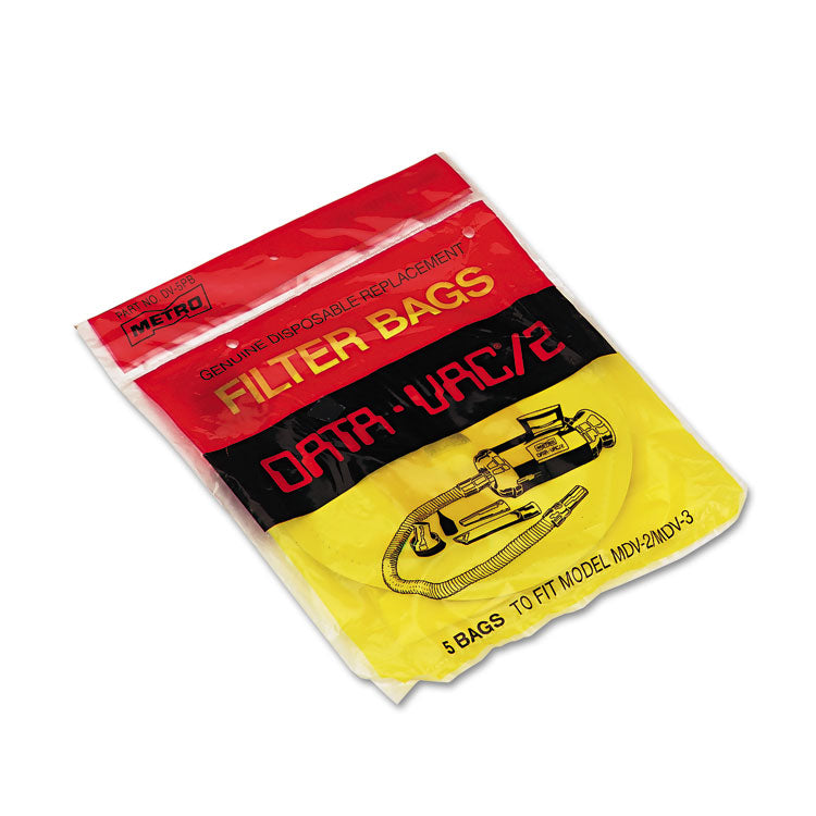 Disposable Bags for Pro Data-Vac Cleaning Systems, 5/Pack